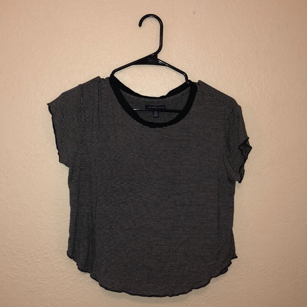 AE super soft stripe tee